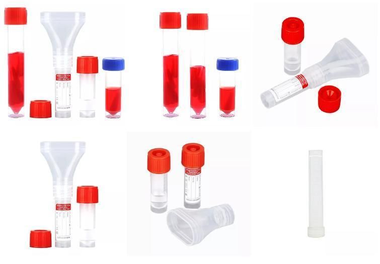 Rapid Test Kits Salva Collector Container for Collecting The Sample with CE ISO