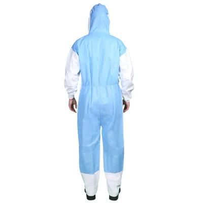 Type 5/6 Microporous Combines SMS Disposable Coverall Suit