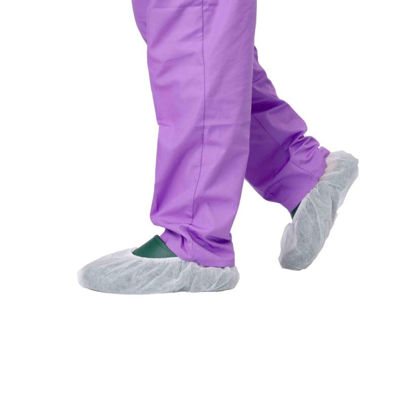 Surgical/Medical/Clear Plastic/Poly/HDPE/LDPE/CPE/PP/SMS/Nonwoven/Waterproof Disposable PE Shoe Cover for Hospital/Lab/Pharmaceutical/Drug/Electronic Factory