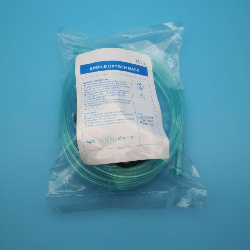 High Quality Medical Disposable Sterile Latex Free Oxygen Mask with Nebulizer