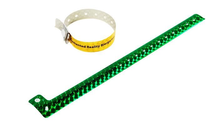 One Time Use Waterproof L Shape Wristband for Event