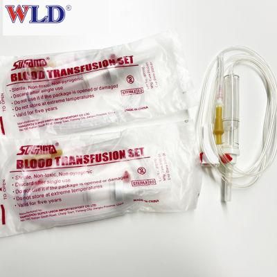 Transfusion Giving Set Eto Sterilized Blood Transfusion Set with Precise Filter