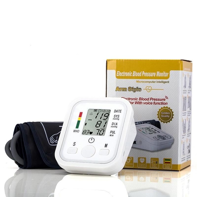 Electronic Automatic Upper Arm Blood Pressure Meter Home Use Care Device Blood-Pressure Cuff