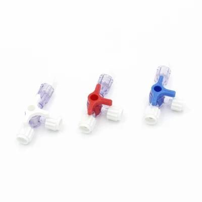 Health Disposable Medical Three Way Stopcock with Male Lock Adapter OEM Packing and CE Approval