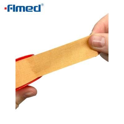 Skin Color White Color Cotton Fabric Surgical Sparadrap Zinc Oxide Tape Zinc Oxide Adhesive Plaster