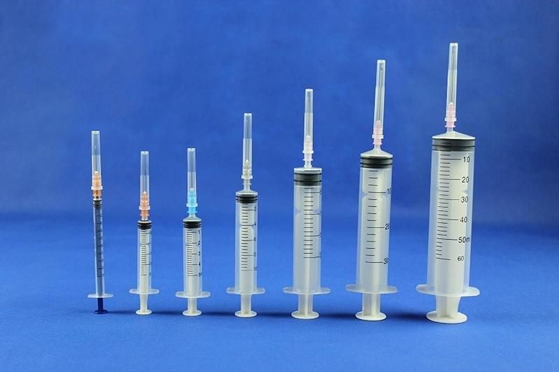 Disposable Self-Destruct Sterile Vaccine Syringe with CE 0.5ml 1ml 2ml