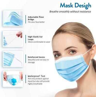 CE Approved Disposable Mask, 3 Ply Beauty Face Mask