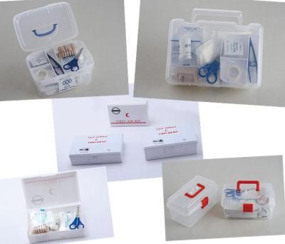 Promotional Gifts Medical Plastic Medicine Case Transparent First Aid Kit Box for Home First Aid Tool Box