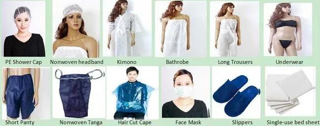 Disposable PP Poly Coated Barrier Yellow Isolation Gown