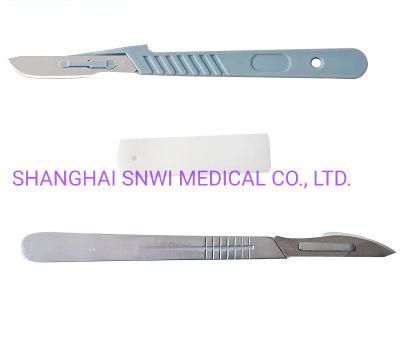 Disposable Medical Sterile Stainless Steel Dental Surgical Blade Scalpel with CE ISO Approval