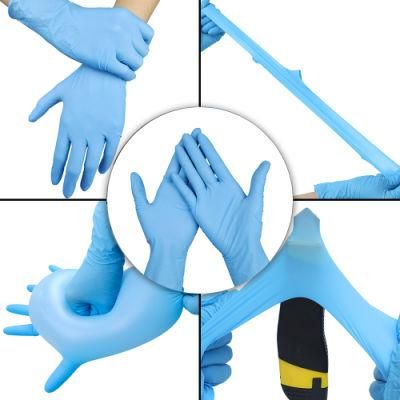 Factory Straight Hair Powder Free Disposable Nitrile Glove