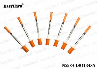 1ml Sterile Insulin Pen Syringe with Needle for Single Use