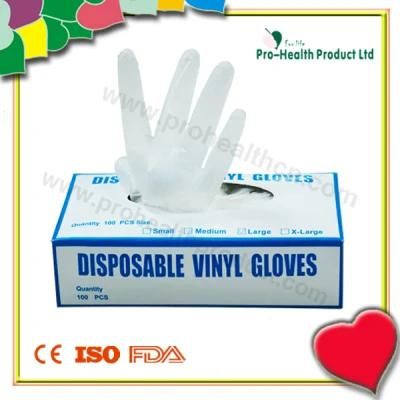 Safety Protective Powder Free 100 Pack Disposable Vinyl Examination Gloves