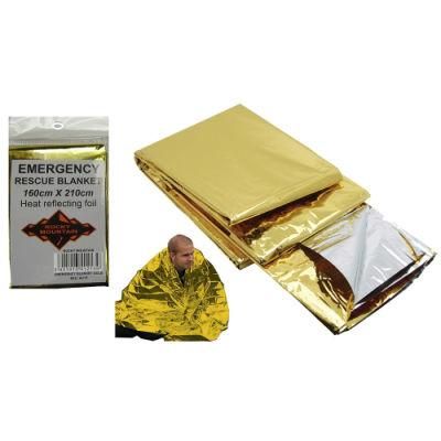 Factory Price Outdoor Camping Survival Emergency Blanket Rescue Foil Blanket