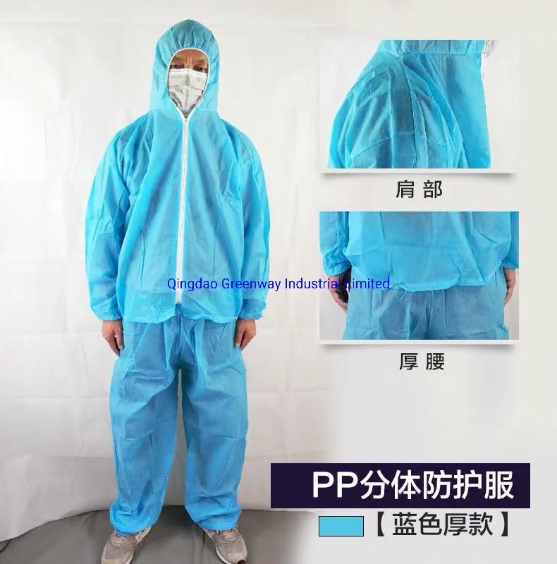 Non Woven Safety Disposable SMS Isolation Gown