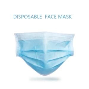 Wholesale 3-Ply Disposable Protective Medical Surgical Non Woven Safety Face Mask in Stock