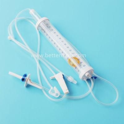 Disposable High Quality Medical Pediatric Burette Infusion Set with Champ