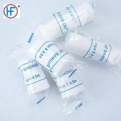 Disposable Medical Sterile Conforming Gauze Roll Bandage Elastic PBT Gauze Bandage