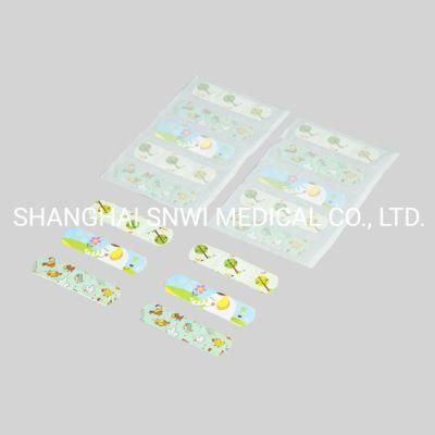 New Product Wound Dressing Self-Adhesive Plaster Print Cartoon Cute Band Aid