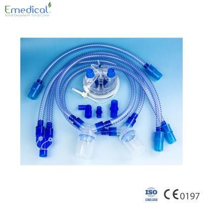 Adult Pediatric Smoothbore Breathing Circuit with Humidifier Chamber