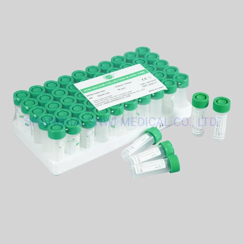 China Medical ESR Blood Collection Tube Add 3.2% or 3.8%Sodium Citrate