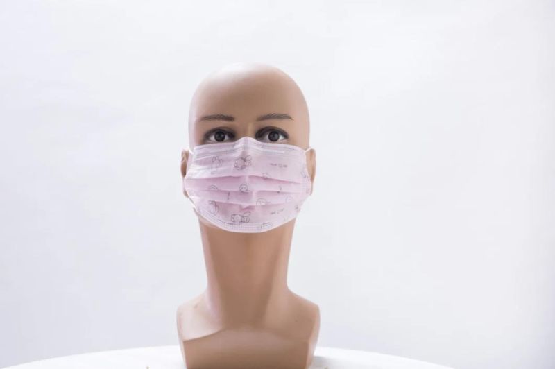 3 Ply Disposable Tie-on Non Woven Face Mask Disposable Breathing Face Mask
