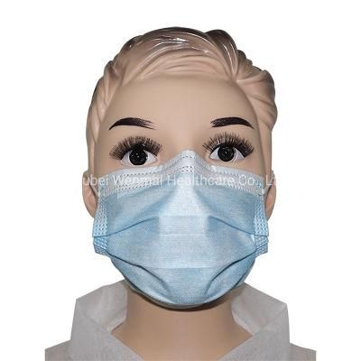 Face Mask Disposable Mask Nonwoven Disposable Medical Face Mask 3ply Face Mask Earloop Protection Masks En14683 Type II Face Mask