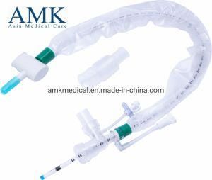Amk Closed Suction Catheter (L-Piece) 24hours, Double Swivel Elbow Endotracheal/ Tracheostomy