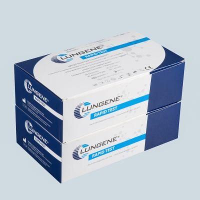 Lungene Reagent Test Cassette Antibody Rapid One Step Test Kit with CE