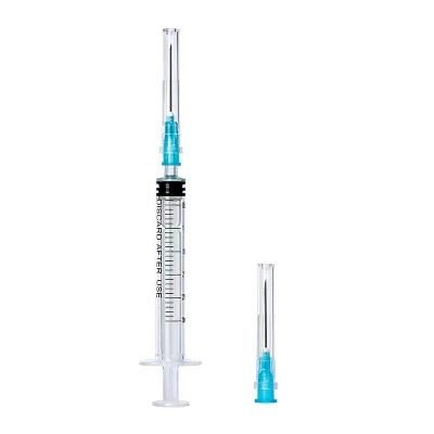 Direct Factory 1 Ml Cc Disposable Medical Plastic Luer Lock Syringe