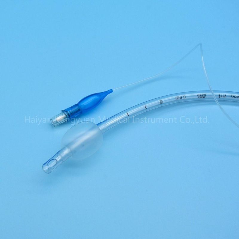 Nasal Preformed (RAE) Endotracheal Tube PVC for Single Use Cuffed or Uncuffed