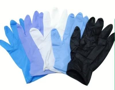 Wholesale Blue Powder Free Nitrile Gloves Hot Sell