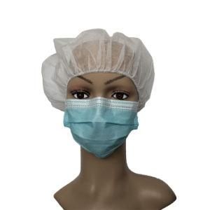 Surgical Procedural Disposable Mask with Ear Loops Bfe and Pfe Rated Ce ASTM Level 1 and ISO13485 Type 1 3-Ply Pleated