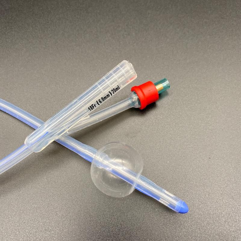 2 Way 100% Silicone Foley Catheters with Balloon 5ml, 10ml, 5-15ml, 30ml, 50ml