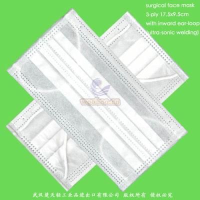 Disposable Earloops &amp; Tie-on Surgical Face Mask 3ply