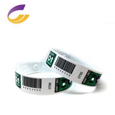 Color Printed Compound Snap Wristband ID Wristbands