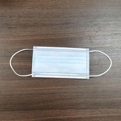 3 Plys Blue Ear-Loop Nonwoven Medical Mask for Anti Virus/Dust