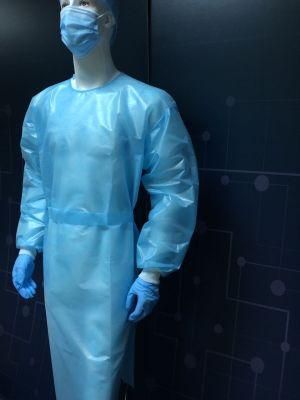 PP+PE Hospital Medical Disposable Isolation Gown