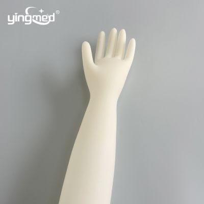 Long Cuff Latex Gynecologic Gloves