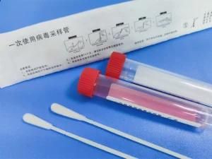 Virus Transport Medium Flocked Swab Virus Sampling Tube CE/ISO/FDA/Fsc Certification