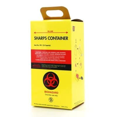 1L-10L Large Sharos Safety Bin Box or Sharp Contaniner for Used Needles and Medical Consumables Disposable Thickened Paper Box