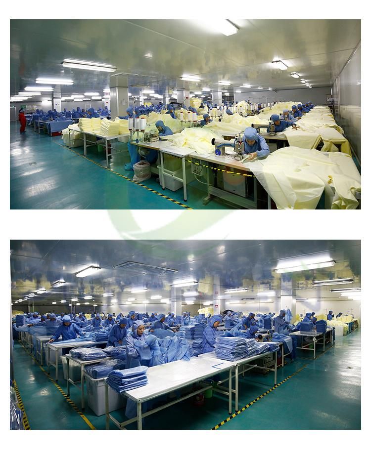 Waterproof and Dustproof Factory Wholesale Disposable Protective Isolation Gown