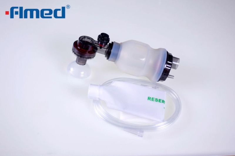 Disposable Solid Silicone Infant Manual Resuscitator for Medical Use