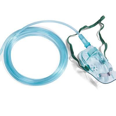 Disposable Medical Grade PVC Oxygen Mask with Tubing for Pediatric Adult Infant
