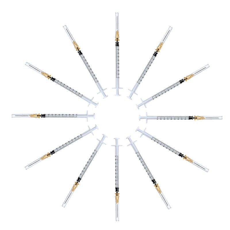 1ml Cc Sterile Disposable Syringe for Vaccine Injection with 23G/25g Needle in Promotion