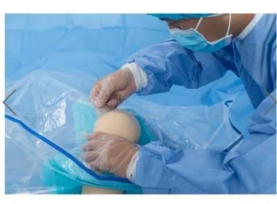 Factory Medical Surgical Drape Knee Arthroscopy Disposable Surgical Adhesive Drape Fror Hospital Surgery