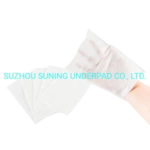 White Disposable Washing Glove for Hospital and Home Care Use