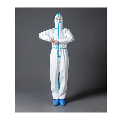 Waterproof Disposable Taped Seam Microporous Coverall Personal Protective Coveralls