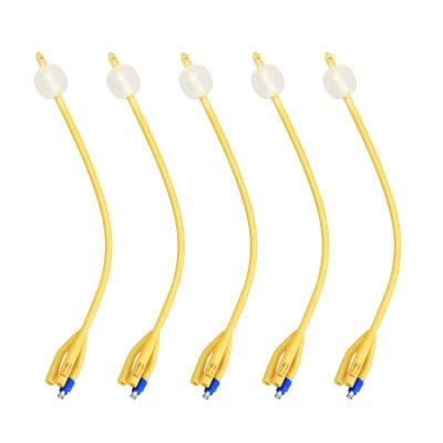Hospital 16fr-28fr Disposable Medical 3-Way Latex Foley Catheter