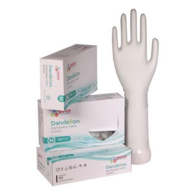 Vinyl Gloves with Powder Disposable Medical Grade with High Quality